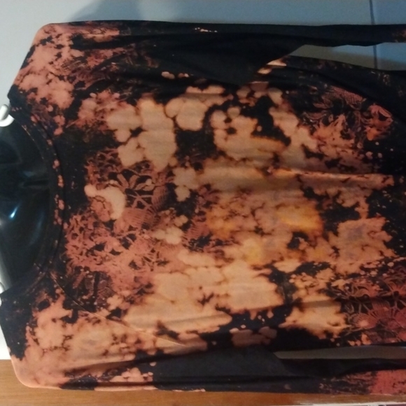 Handmade bleach artcycled  top - Picture 1 of 6
